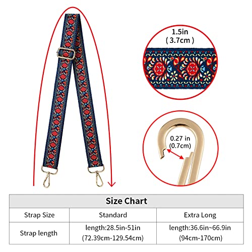 Image of ZOOEASS Wide Shoulder Strap Adjustable Replacement Belt Crossbody Canvas Bag Handbag