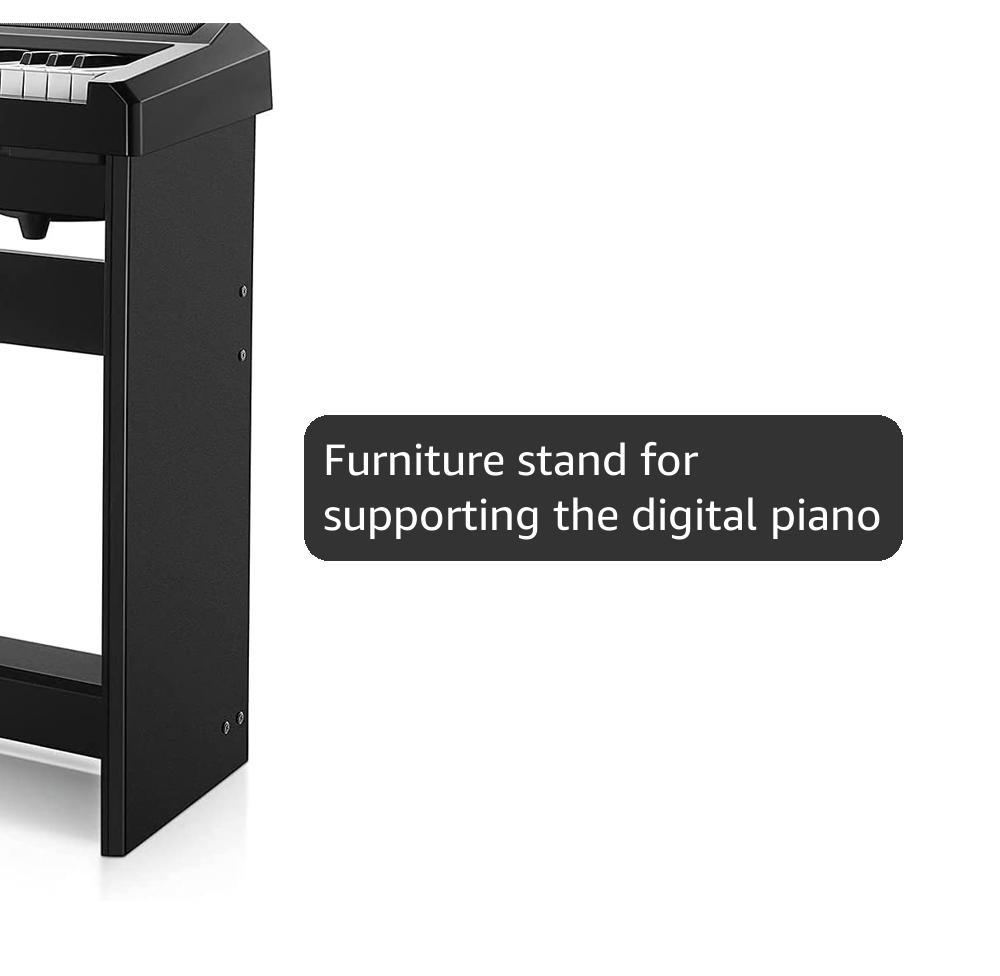 Donner DEP-20 Beginner Digital Piano 88 Key Full Size Weighted Keyboard, Portable Electric Piano with Furniture Stand, 3-Pedal Unit