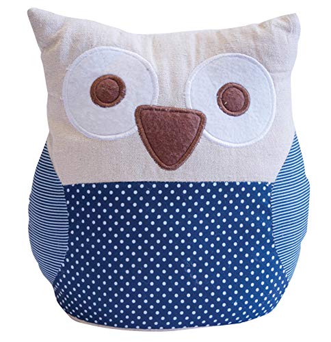 Netagon Home & Office Indoor Sturdy Animal Door Stop Stopper - Securely Holds Any Door (Owl)