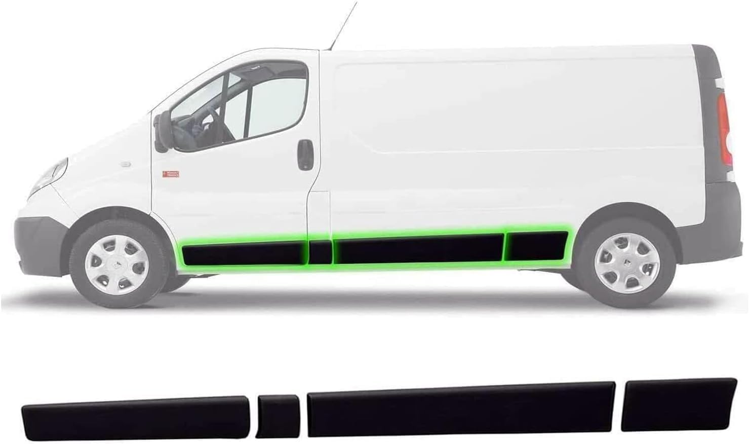 Side Panel Moulding Right Original Trafic Vivaro Primastar 8200036075 - New