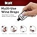 Drop It Drop The Headache Enjoy The Wine 1pk - The Original Sulfite and Tannin Reducer - Naturally Eliminate Sensitivities, Allergies, and Histamines - Portable Alternative - Treat Up To 55 Glasses