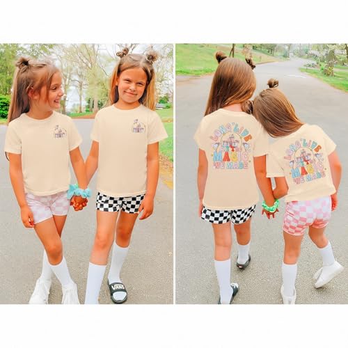 Image of GLIGLITTR Girl Magical Shirt Magic Kingdom Shirt Long Live All The Magic We Made Tshirt Holiday Castle Family Vacation Outfit