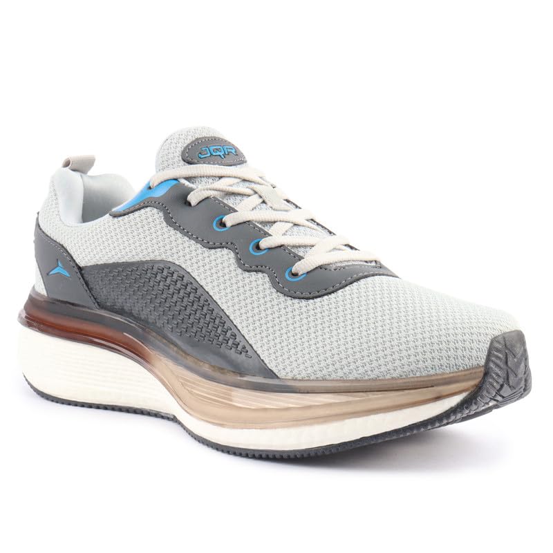 Image of JQR Rapid FIRE Sports Shoe for Men | Breathable Mesh | Shock Absorption | Nonslip | Lightweight & Comfortable | Stylish & Durable for Running, Gym, Walking, Jogging & Casual Use for Everyday Wear