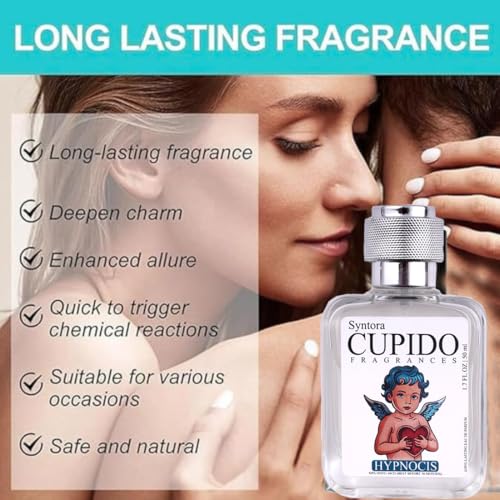 Image of SYNTORA Original Cupid Hypnosis Cologne Fragrances for Men And Women with Unique Scent Formula 50ml Perfume, Long Lasting Fragrances (Pack of 1) (D)