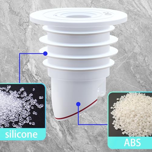 SIXHAOBU 2 Stück Waschmaschinen Rohrdichtung 45-50 mm Waschmaschine Abfluss Adapter Waschmaschinen Rohrverbinder Kanalschlauch Abflussrohrdichtung Schlauch für Badezimmer Küche