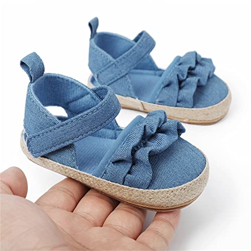 Infant Girls Ruffles Shoes First Walkers Shoes Summer Toddler Flat Sandals Baby Boy Apparel3