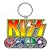 Kiss Rock Off porte-clés métal Logo & Icons