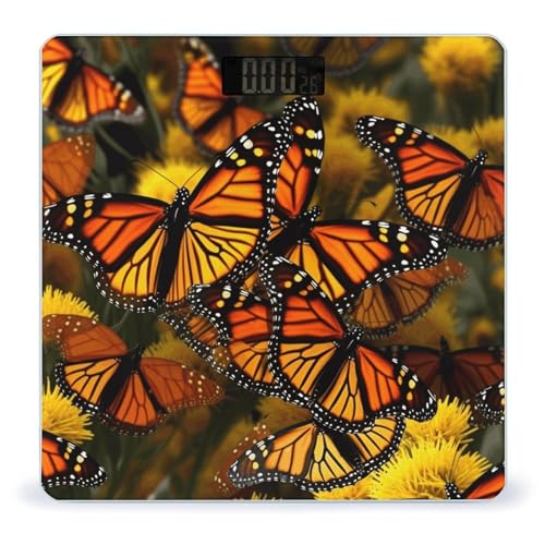 Báscula Digital Monarch Butterflies para Baño 400 lb miniatura 1