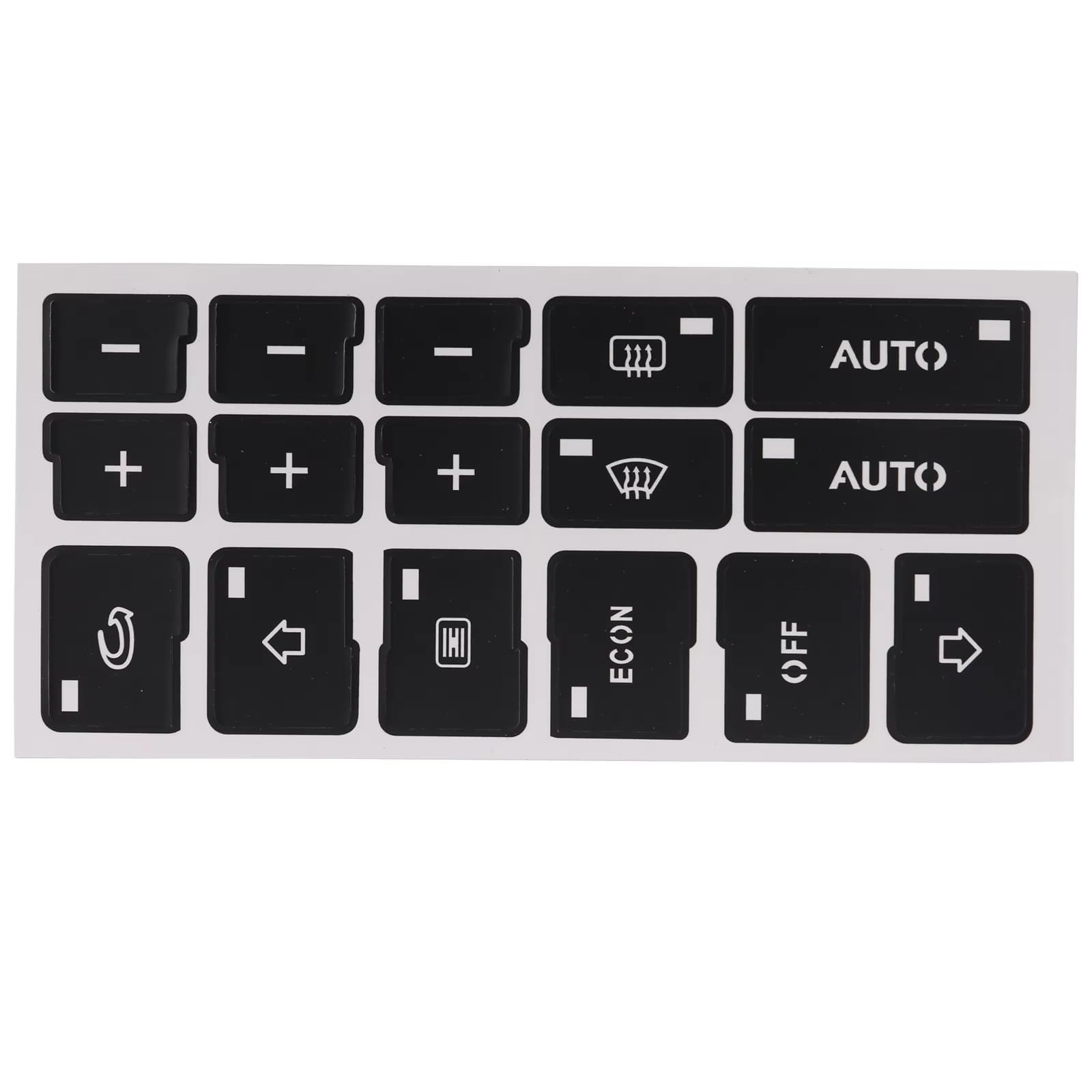 Auto Button Sticker Compatible with for A4 B6 2000 2001 2002 2003 2004 2005 Car Stickers Air Condition Control Switch Button Repair Sticker