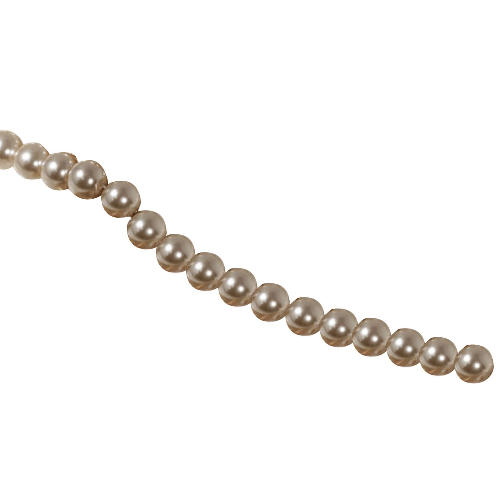 Carotoe Meat Powder Round Imitation Pearls Beads Crafting Supplies 8Mm Glass Pearls Beads For Jewelry Accessories And Home Decorations Imitation For Craft