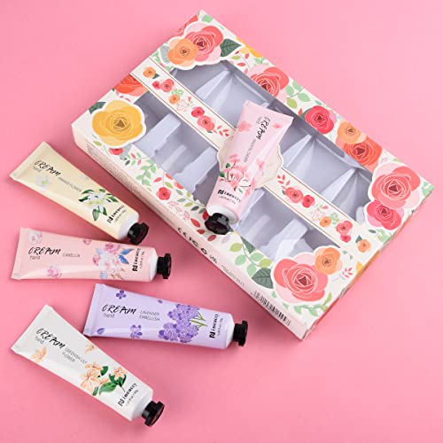 Hand Cream Gift Set - Relieve Extremely Dry Hands, Women's Hand Cream Travel Set, An Easy-To-Absorb Hand Cream To Relieve Dry Discomfort After Washing Your Hands. Ideal For Holiday Gifts.5 X1.0 Oz/30Ml #TOP4