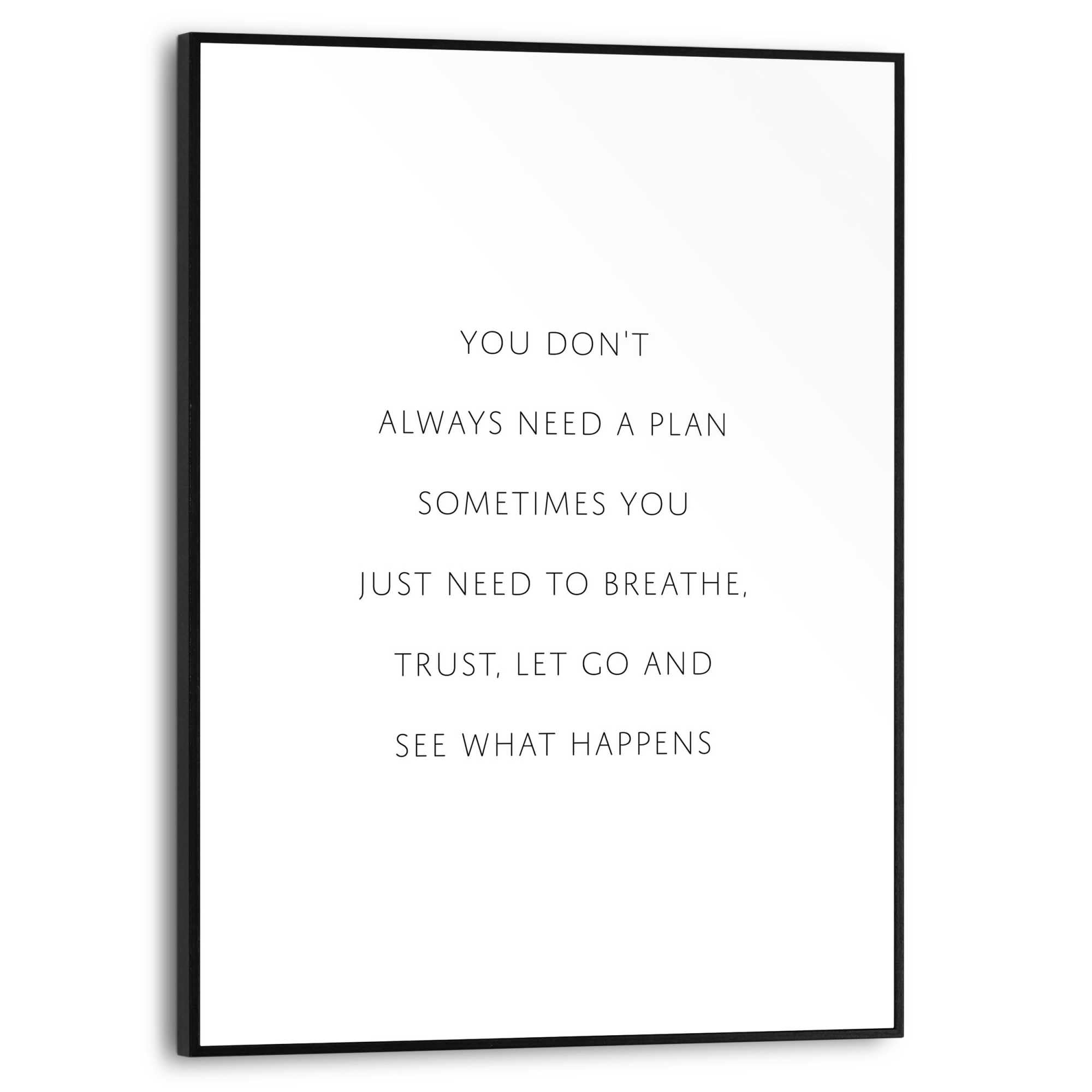 WHAT HAPPENS Bild LBH 30x1.60x40 cm bunt gerahmt