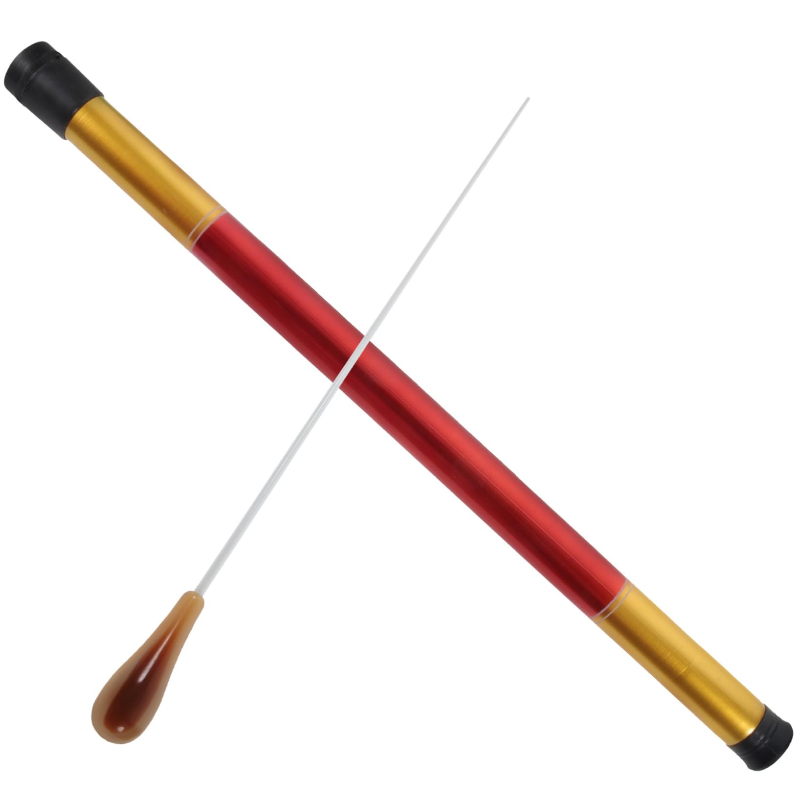 ibasenice Concert Music Conducting Metal Music Orchestra Stick Storage Cylinder for Performances