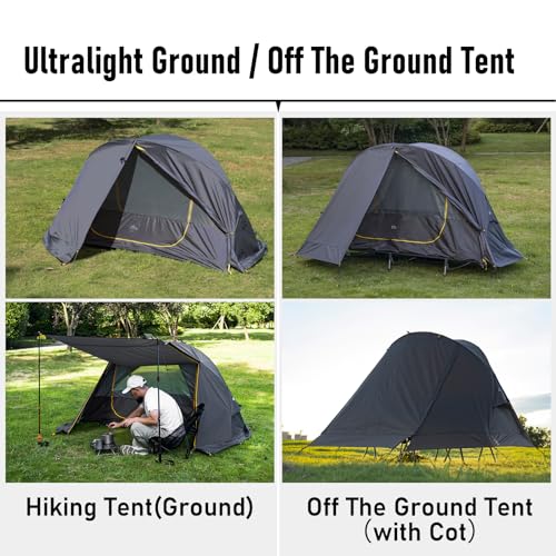 iClimb Ultralight Carpa Solo 4 Estaciones y Silla Plegable miniatura 3