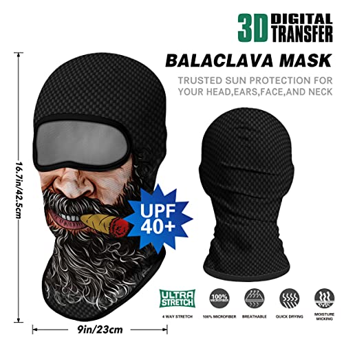 Image of 3D Balaclava Ski Mask Motorcycle Full Face Mask Outdoor Tactical Hood Headwear Mask Ghosts Skull Mask Men Women for Halloween