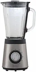 BLACK+DECKER Liquidificador, com Corpo em Inox e Jarra de Vidro, Gourmand Griss, Modelo L7000G, 110V