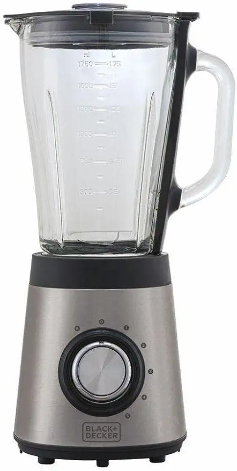 BLACK+DECKER Liquidificador, com Corpo em Inox e Jarra de Vidro, Gourmand Griss, Modelo L7000G, 110V