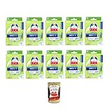 Duck Fresh Discs Lime 1 applicatore + 6 dischi di gel, 1 Applikator + 6 Toilettengel-Discs (10...
