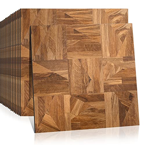 Comparison: Best Backsplash For Oak Cabinets 5 Midcard 10-Sheet Peel and Stick PVC Backsplash Tile, Natural Oak Triangle Puzzle