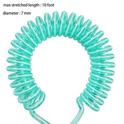 Lingvum Coiled Sup Leash Premium Stand Up Paddle Board Leg Rope Wrist Strap Surfboard Leash For Paddleboard, Shortboard, Longboard #TOP1