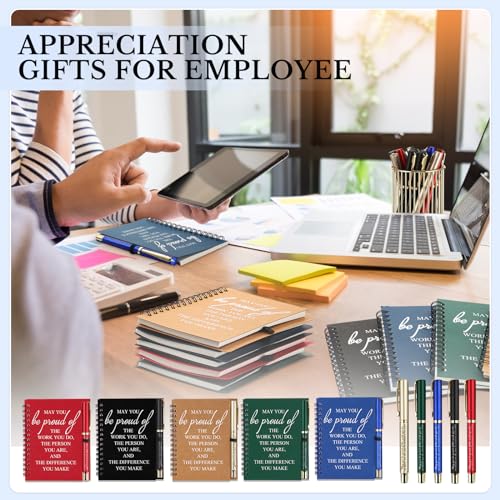 Honoson 50 Sets CNA Appreciation Gifts 2026 CNA Gifts Bulk Thank You Notebooks May You Be Proud of The Work Notebooks with Ballpoint Pens for Employee Coworker Nurse by Honoson - Image 6