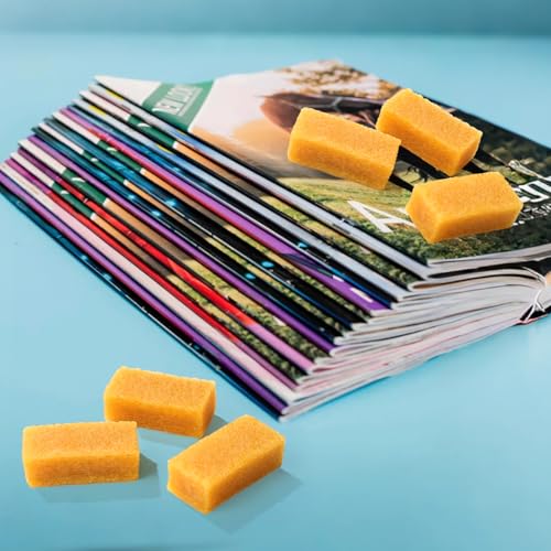 Image of Marspark 6 Pcs Comic Book Dry Cleaning Natural Rubber Book Cover Eraser Tool Dirt Eraser Small Soot Sponge