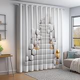 🌷 De Beaux Motifs : Grâce à l'impression numérique haute définition, ces rideaux occultants arborent des motifs modernes, nets et résistants à la décoloration. Ils apportent une touche esthétique et contemporaine à toutes les pièces de la maison : chambre, salon, salle à manger ou chambre d’enfant. Un choix élégant pour ceux qui souhaitent allier style décoratif et performance occultante.