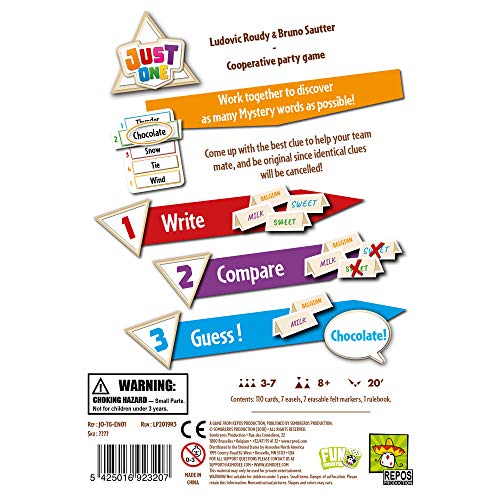 Repos Production JOUS01 Just One Cooperative Family Board Game thumb #1