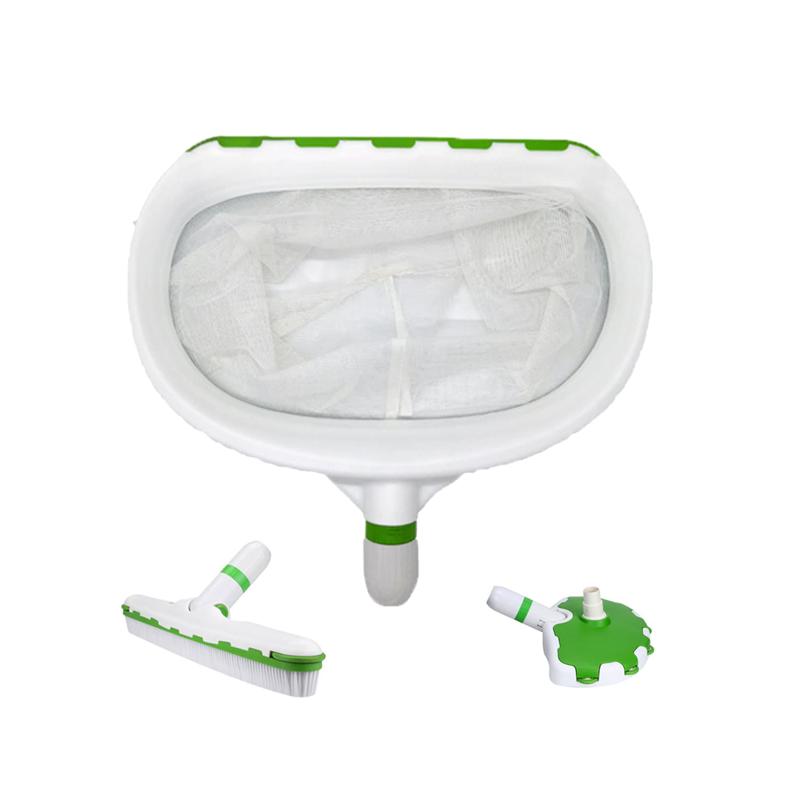 Questo Set di retino per Piscina con Asta telescopica, retino a Maglia fine per la Pulizia di Piscine Fuori Terra, interrate, vasche idromassaggio, Spa e laghetti (con Asta)