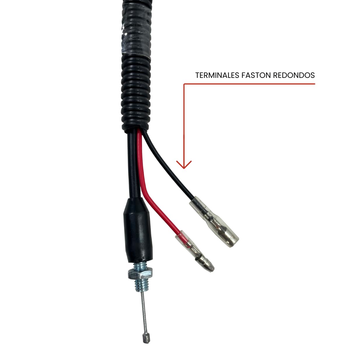 Manubrio universale in alluminio per decespugliatore 22 cm - Include telecomando acceleratore con cavo 1 mm (ø 22 mm) per un controllo preciso, comodo e facile da montare