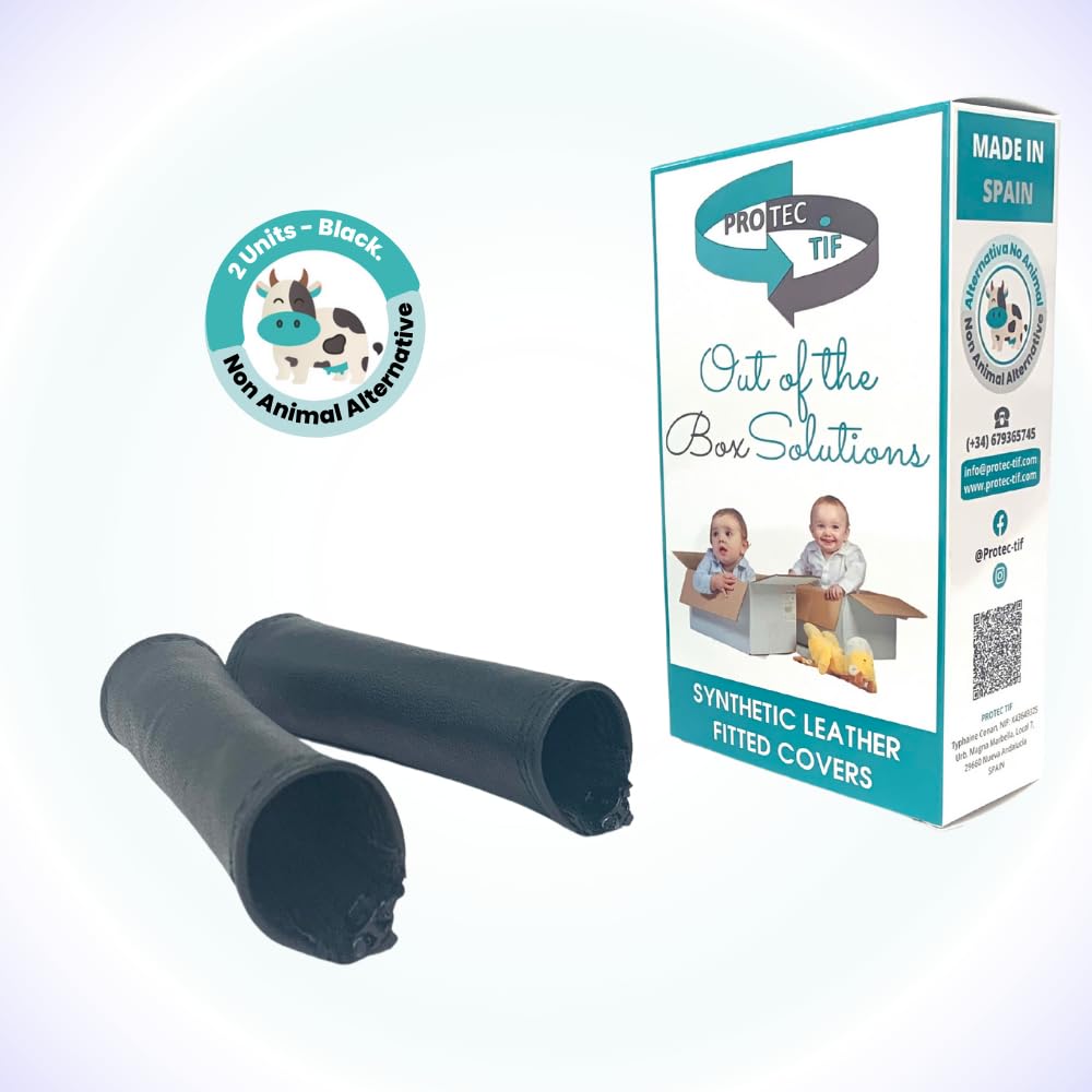 PROTECTIF | Fodere in similpelle per manubrio compatibile con Bugaboo FOX 1, 2 e 3 | BEE 5 e 6 | Si montano sui Coprimanubrio Originali|