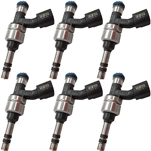 Automotive-leader 6Pcs FJ1157 12634126 Fuel Injectors 6 Holes Disc Engine Nozzles for Buick Enclave/Lacrosse; Cadillac ATS, CTS, SRX, XTS; GMC Canyon, Terrain; Chevrolet