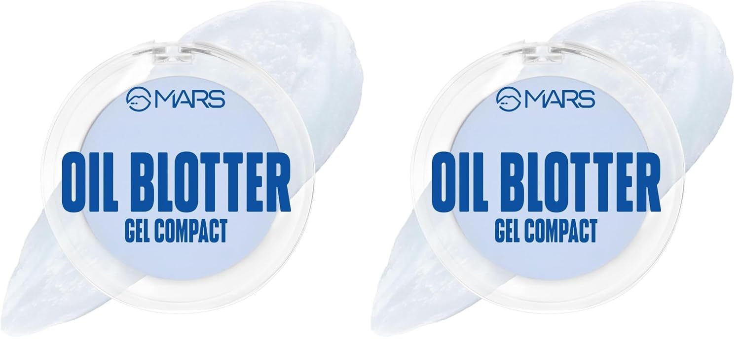 Happy World Oil Blotter Gel Compact for Oily Skin with Puff Applicator | Instant Oil Control | Matte Finish Compact | Travel Friendly | For Summers, Weddings, Parties (5 gm) | Pack OF 2-image-43