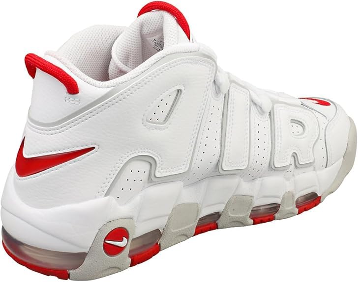 Nike air More Uptempo '96 dx8965-100, White Red Grey, 11.5 US…3