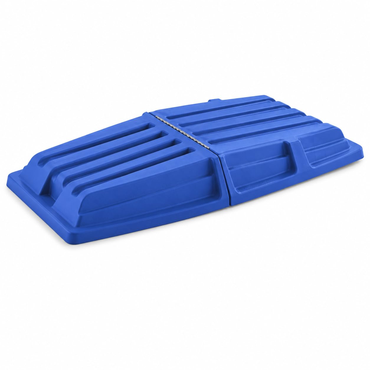 1 Cubic Yard Tilt Truck Lid by Glownary – 70.0 liters, Polyethylene, Gray, Model 475ttld10bl