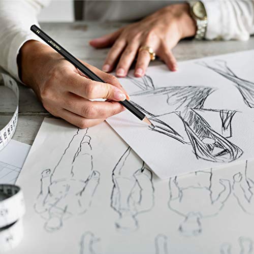 Misulove- Sketch Pencils For Drawing, 12 Pack, Graphite Pencils, Art Sketching Pencil Set(12B - 4H), Ideal For Drawing, Shading, Artistic Expression With A Variety Of Pencil Grades #TOP7