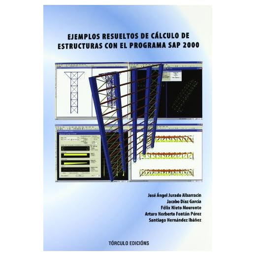 Ejemplos resueltos de cálculo de estructuras con el programa sap 2000 (SIN COLECCION)