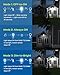 JACKYLED Solar Lights Outdoor with Motion Sensor, 113LED Cool White Solar Flood Lights, Waterproof Dusk to Dawn Solar Powered Security Spot Lights for Porch Patio Yard Garage, 1 Pack