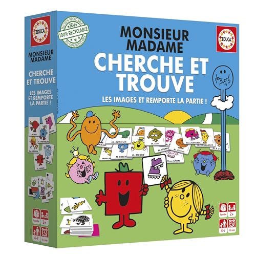 Jeu d'Apprentissage EDUCA 20009 – Monsieur Madame Cherche Et Trouve - vue 6