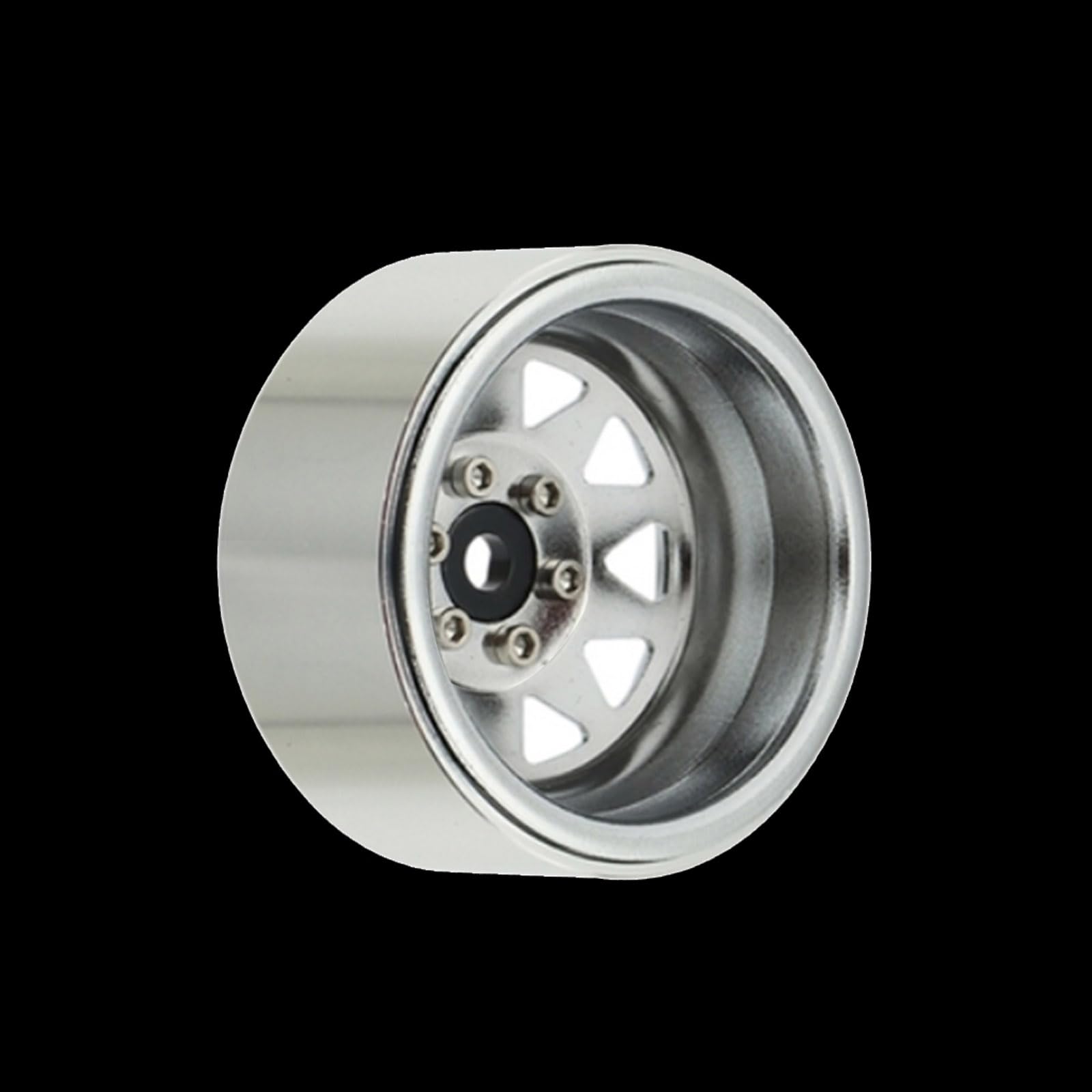 Cerchioni per Auto telecomandati da 1, 9 Pollici, 4, 5 Slot, Parte modificata in Metallo per Camion da Arrampicata per Auto a, Forniture Decorative, Controllo cingolato, Ruota in Metallo