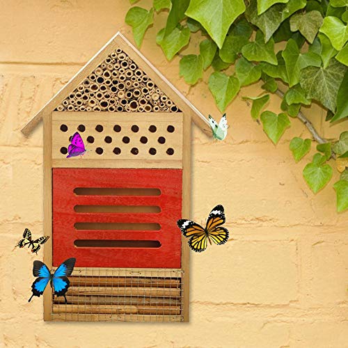 Eternitry Garten Bienenkasten Insektenhotel Insektenhaus Insektenhaus Insektennest Schmetterling Insektenhotel… – Bild 7