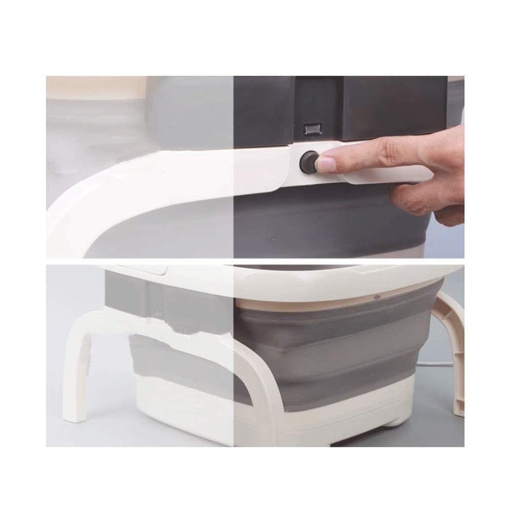 Pediluvio, Vaschetta per pediluvio pieghevole Pediluvio con riscaldamento elettrico Lavabo automatico Pedicure domestico Barile per pediluvio Vaschetta per pediluvio con riscaldamento a temperatura
