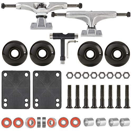 image for AXDT Skateboard Wheels Set,Include Skateboard Trucks, Skateboard Wheel