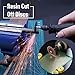 Cutting Discs Compatible with Dremel Rotary Tool, HSS Circular Saw Blades, Diamond Cutting Wheels, Resin Cutting Discs, Cutting Wheel Set for Wood Metal Plastic Stone Glass DIY Crafts
