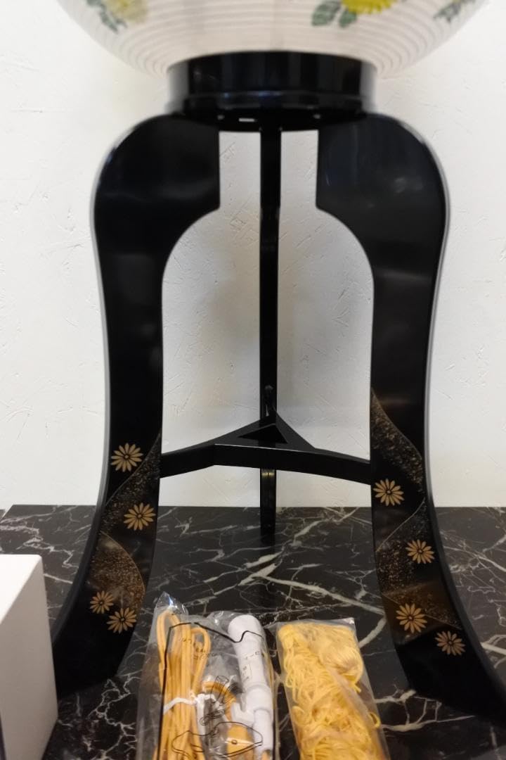 新品未使用　高級盆提灯　欅大11号絹二重絵　2個セット　ちょうちん 高級盆提灯 欅大11号絹二重絵 2個セット ちょうちん