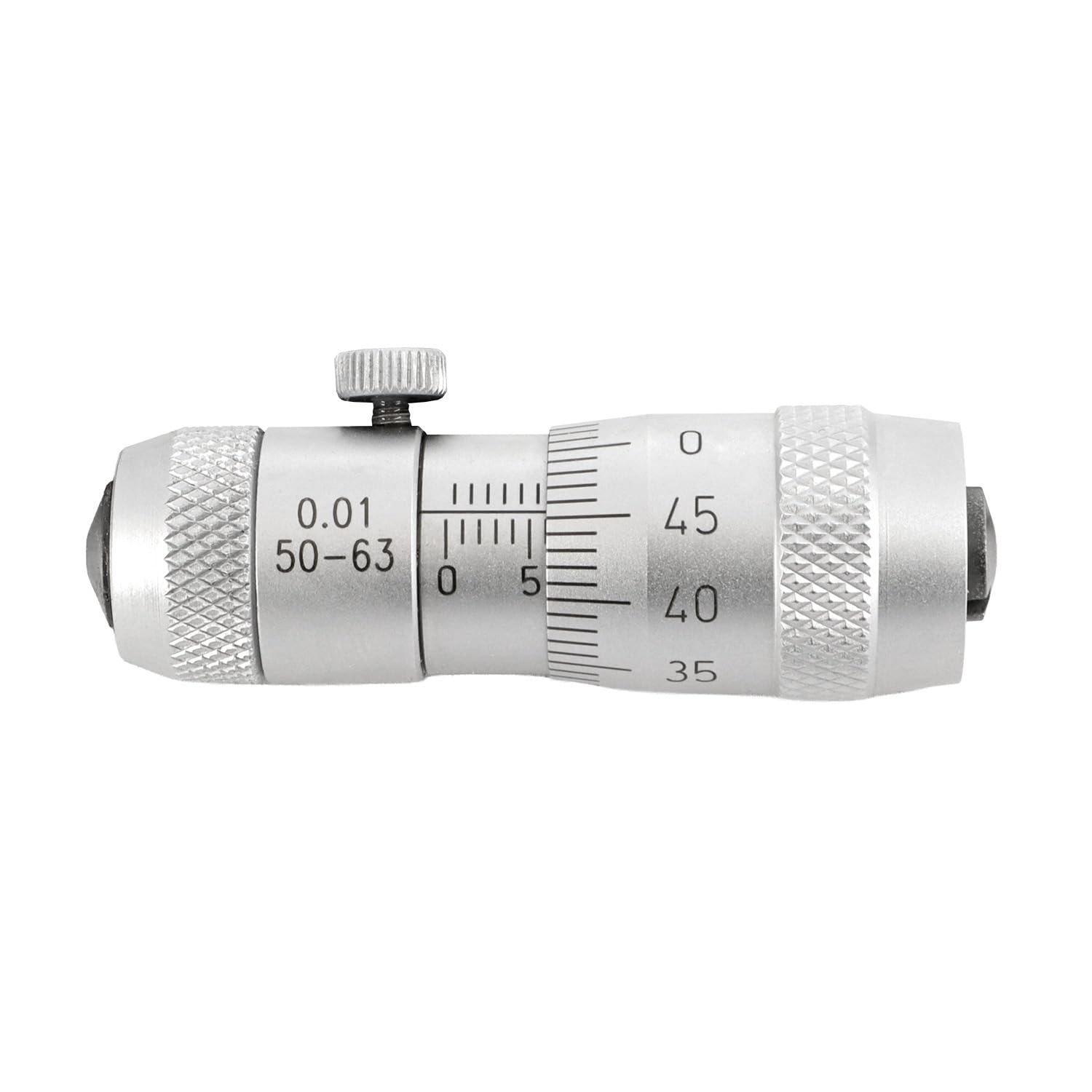 ASIMETO Innenmessschraube zusammensetzbar, Messbereich 50–600 mm, Ablesung 0,01 mm, Hartmetall-Messflächen, Innenmikrometer