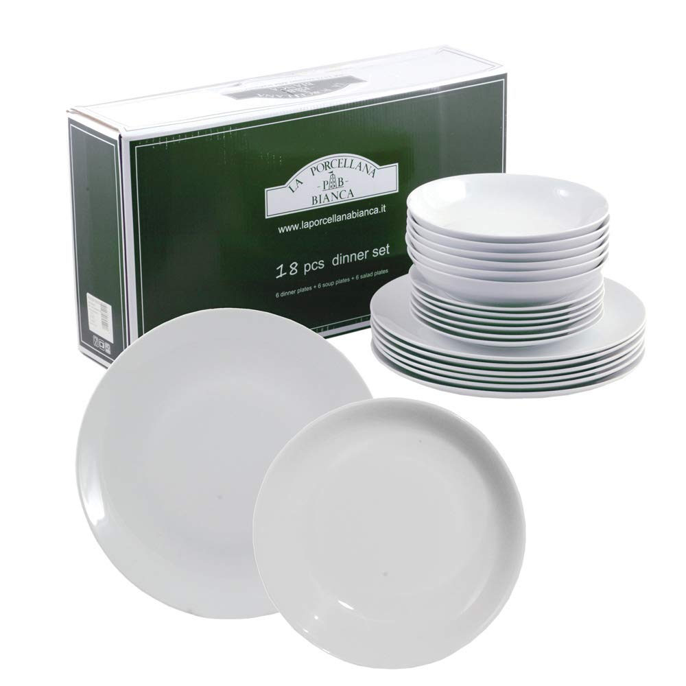 Porcellana Quotidiano Coupe Set, White, 0.1 x 0.1 x 0.1 cm