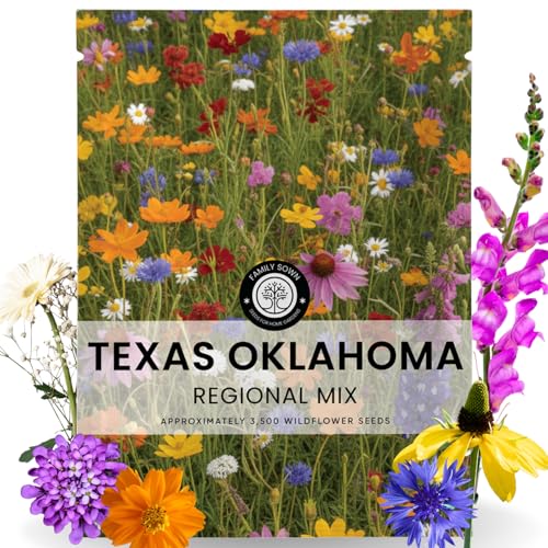 Texas Oklahoma Regional Mix 3 500 Seeds for Planting 2026 Season 5-Gram Pouch
