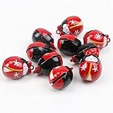 Photo Gallery campanello a mano, campanello di servizio di chiamata, perline jingle bells, 10 pezzi jingle bells ornamento for bambole campana in metallo for decorazione ciondolo albero festa a casa 27mm (color : r Photo Gallery campanello a mano, campanello di servizio di chiamata, perline jingle bells, 10 pezzi jingle bells ornamento for bambole campana in metallo for decorazione ciondolo albero festa a casa 27mm (color : r