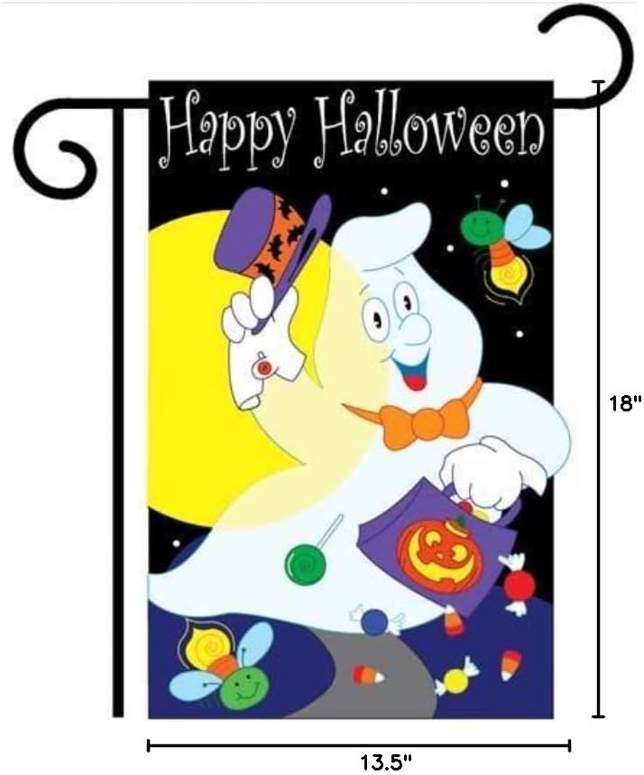 Happy Halloween Garden Flag Indoor/outdoor 13.5 X 18"